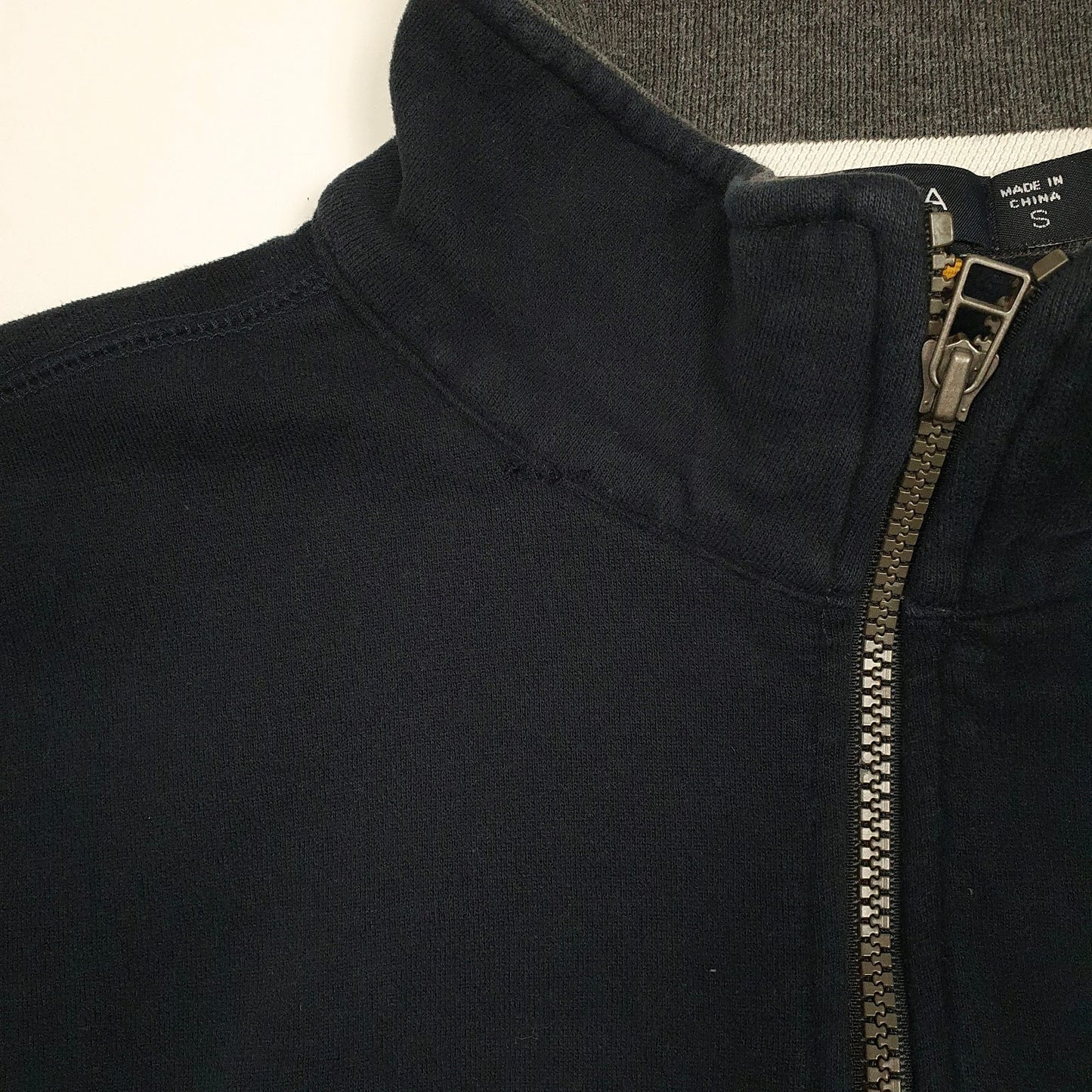 Mens Navy Nautica  Quarter Zip Jumper