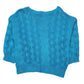 Womens Blue Unbranded Knit Crewneck Jumper