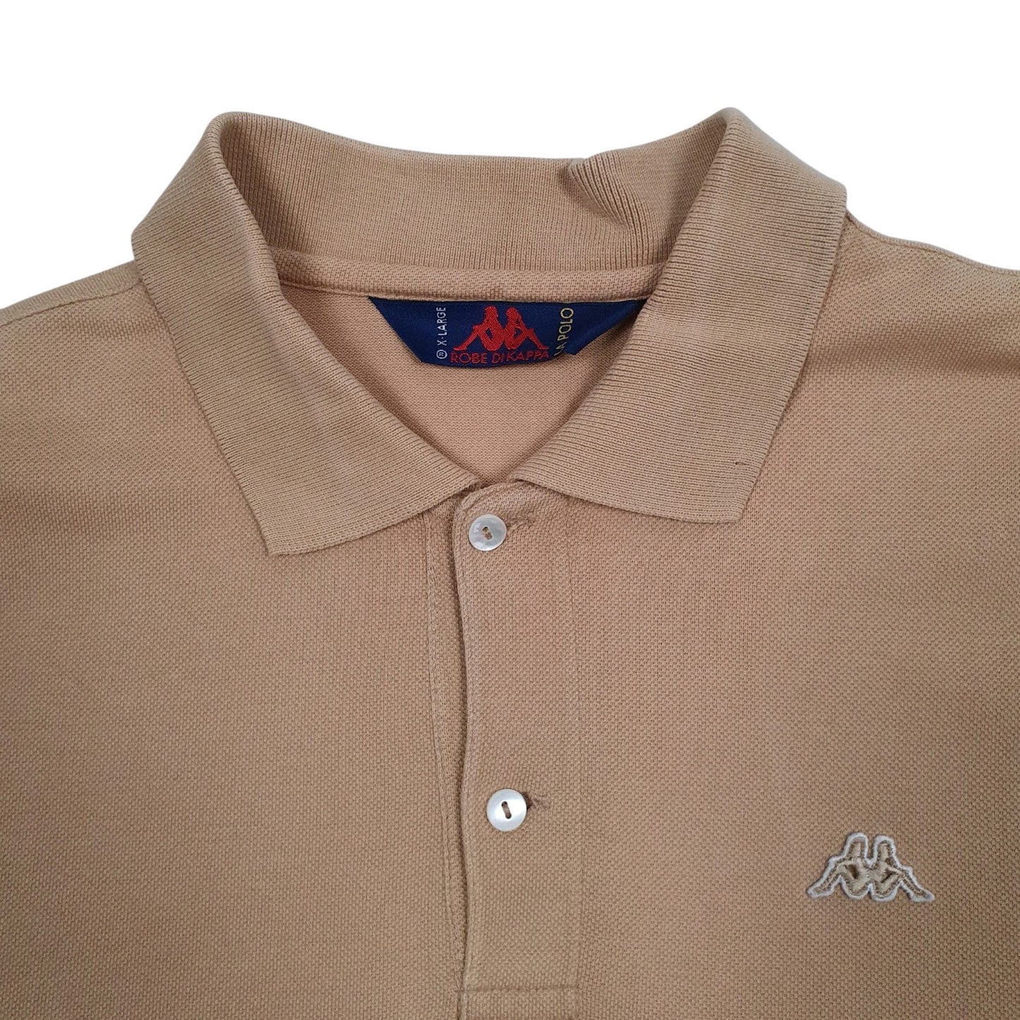 Mens Beige Kappa   Polo Shirt