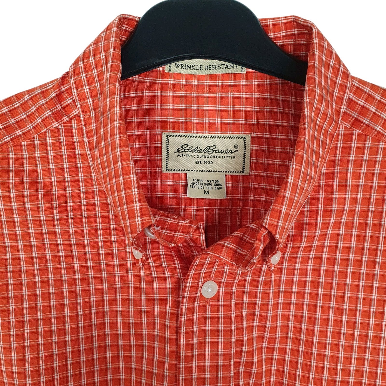 Mens Orange Eddie Bauer   Shirt