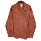 Mens Orange L.L.Bean  Long Sleeve Shirt
