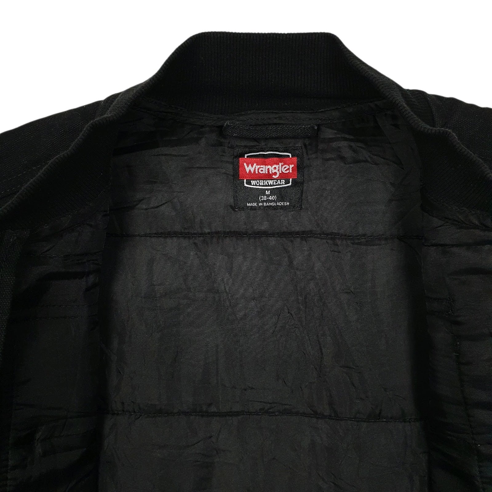 Mens Black Wrangler Workwear Vest Bodywarmer Hoodie Coat