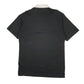 Mens Black Kappa  Hoodie Polo Shirt