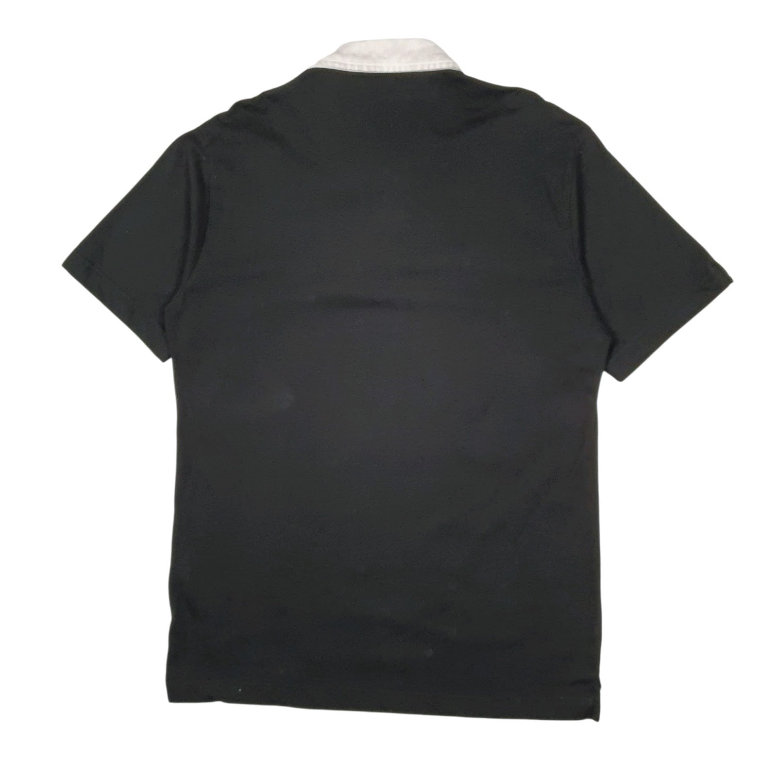 Mens Black Kappa  Hoodie Polo Shirt