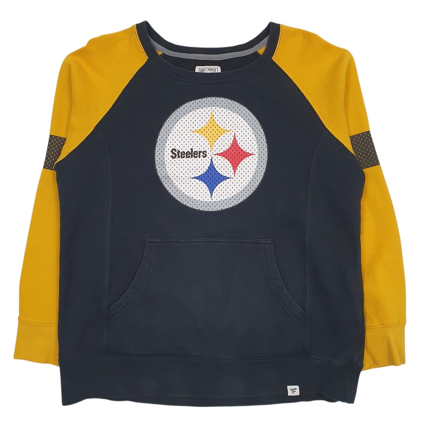 Womens Black NFL Philadelphia Steelers Crewneck Jumper