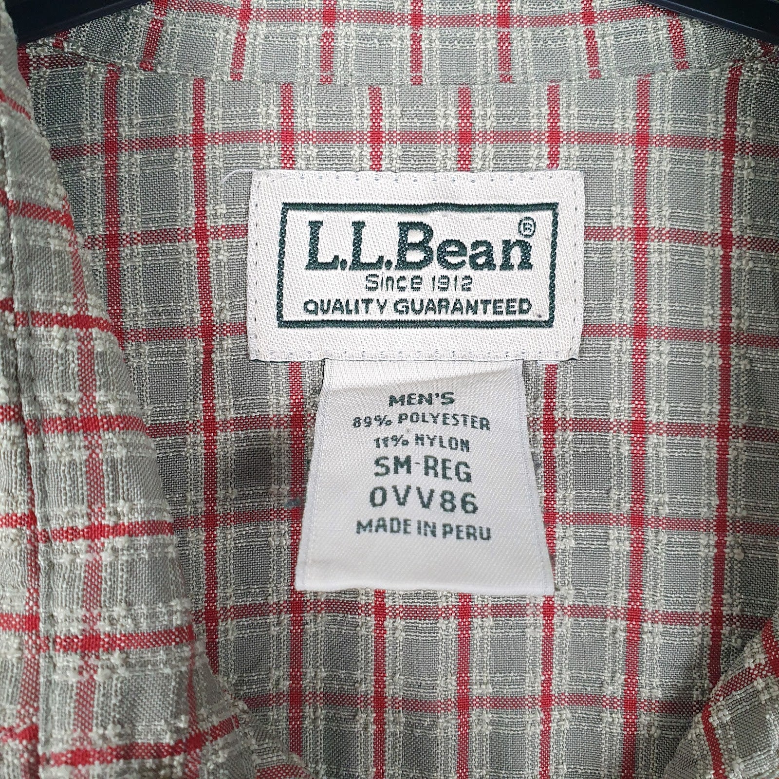 Mens Brown L.L.Bean   Shirt