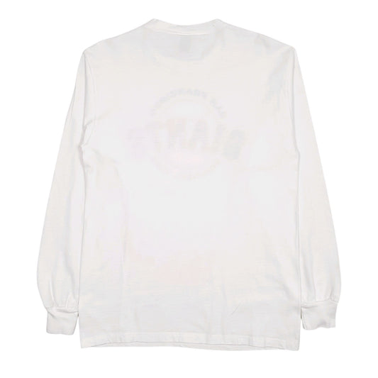 Mens White Fruit Of The Loom Vintage 00s Francisco Giants Baseball Club  T Shirt