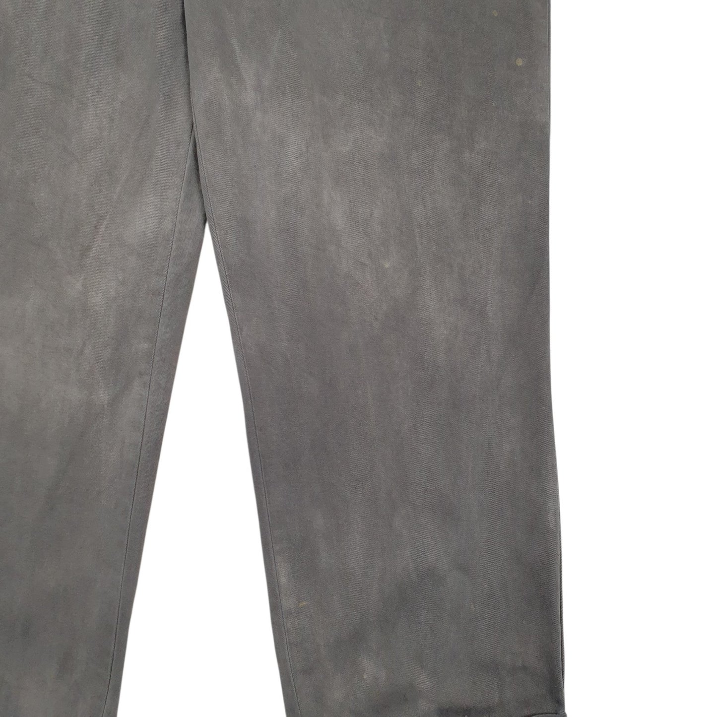 Mens Grey Polo Ralph Lauren Vintage Hammond Pant Double Pleated  Trousers