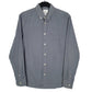 Mens Blue H&M Corduroy Long Sleeve Shirt