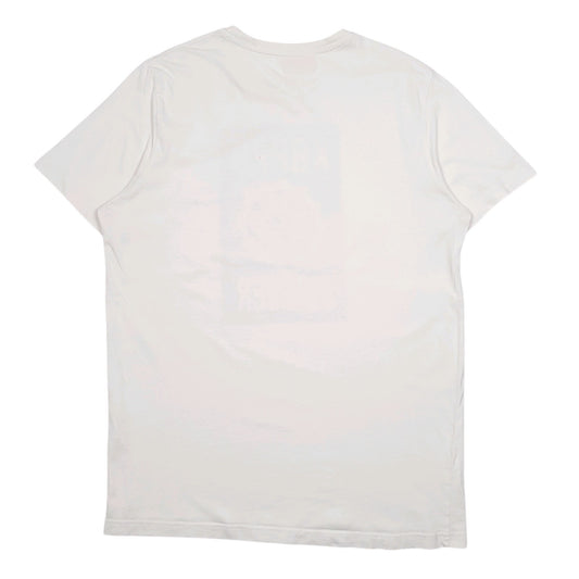 Mens White Kappa   T Shirt