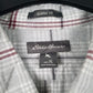 Mens Grey Eddie Bauer Flannel  Shirt