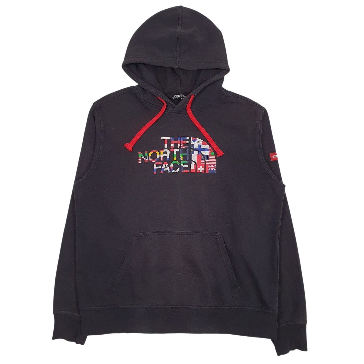 Mens Black The North Face Spellout Hoodie Jumper