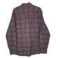 Mens Grey L.L.Bean Flannel  Shirt