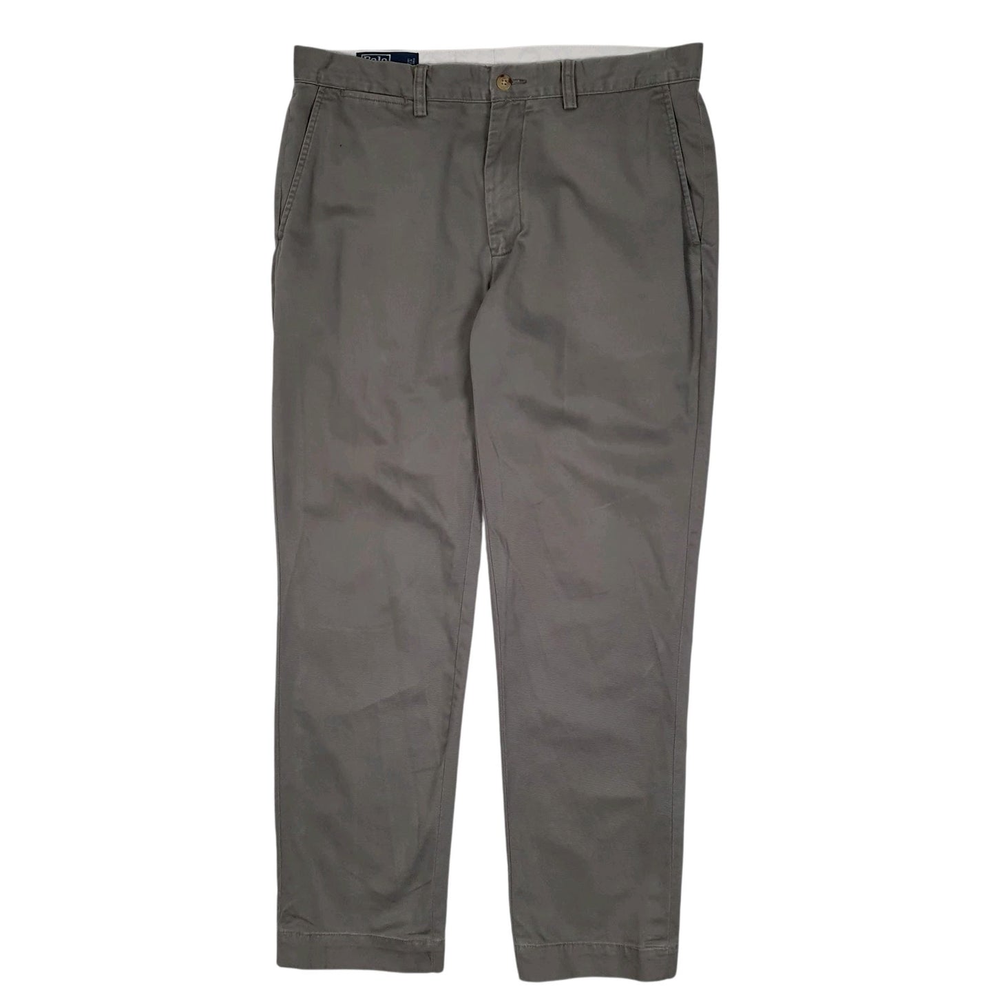 Mens Grey Polo Ralph Lauren Preston Pant Chino Trousers