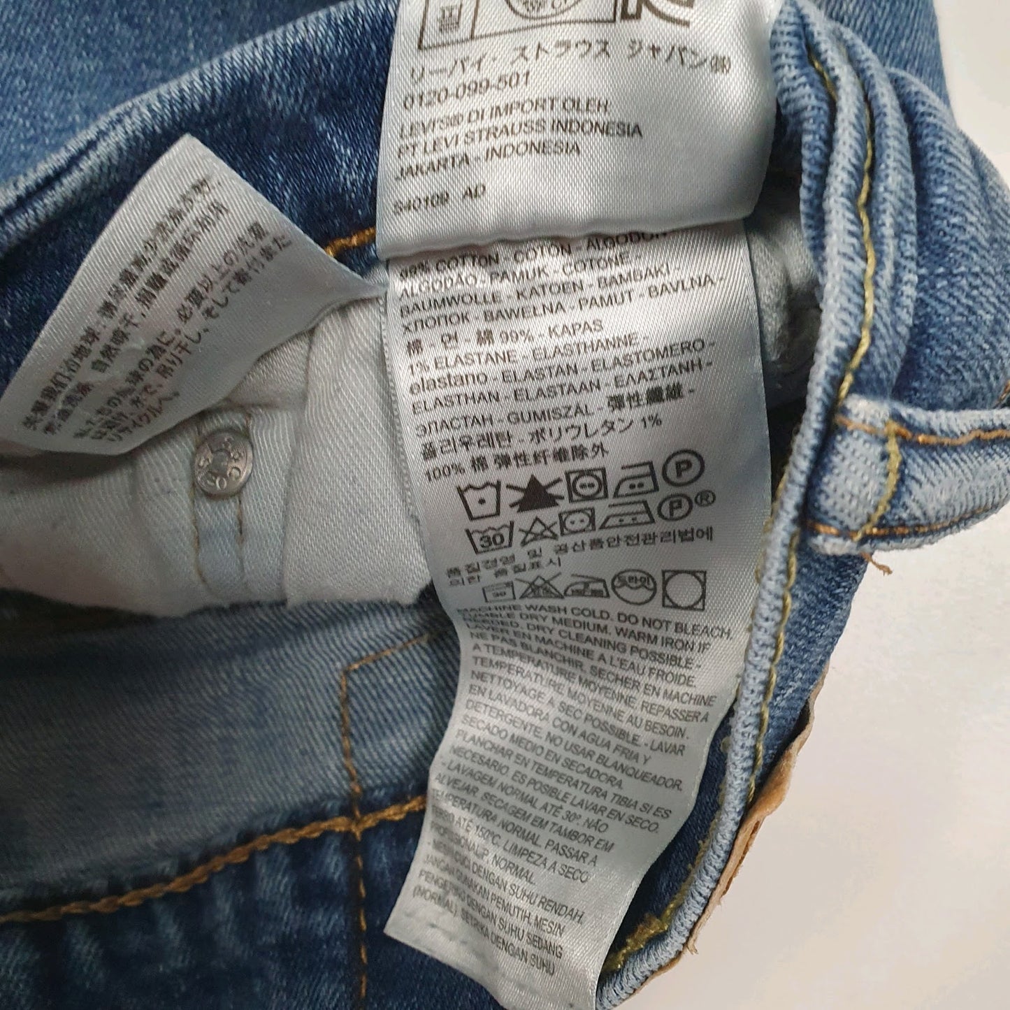 Mens Blue Levis   Jeans