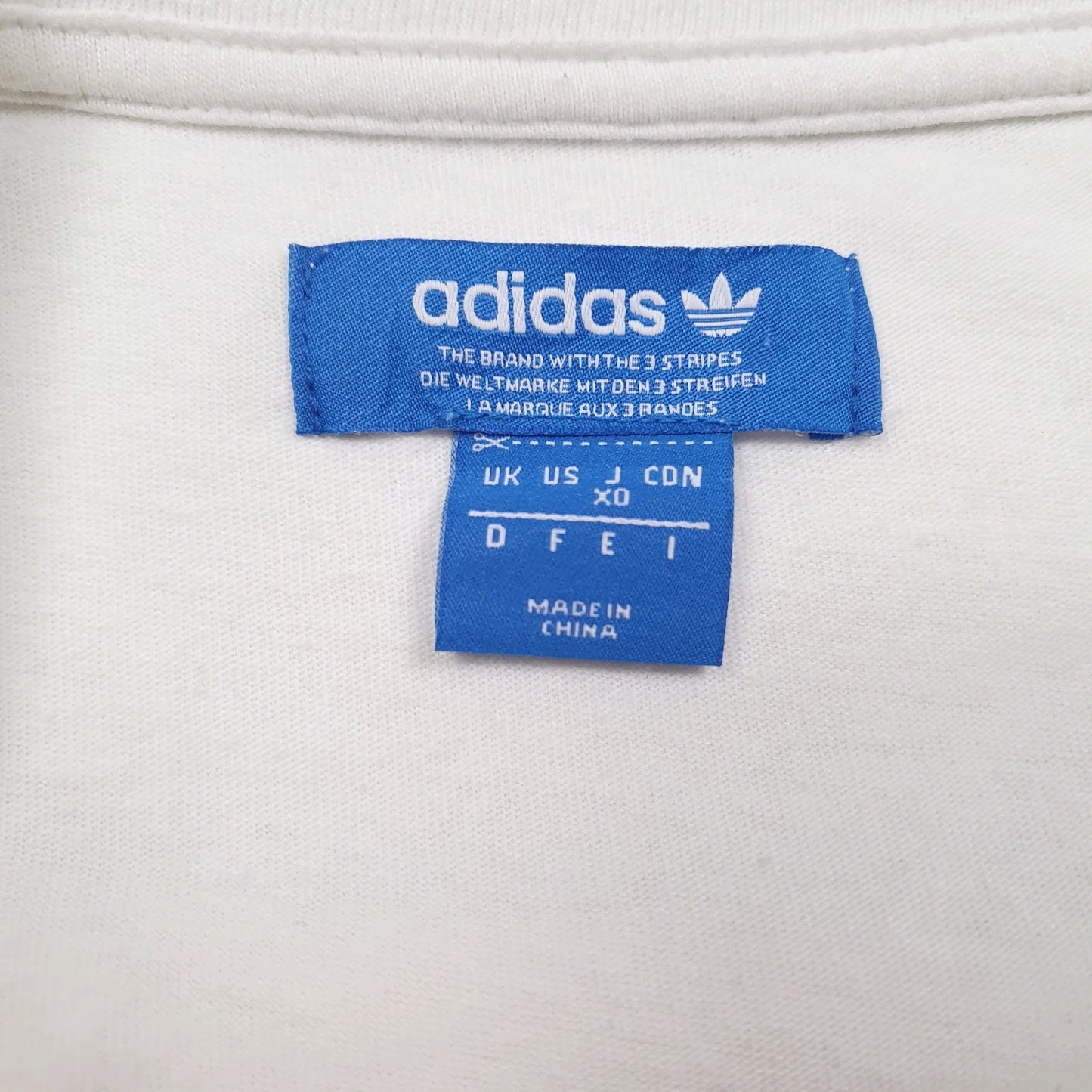 Mens White Adidas   T Shirt