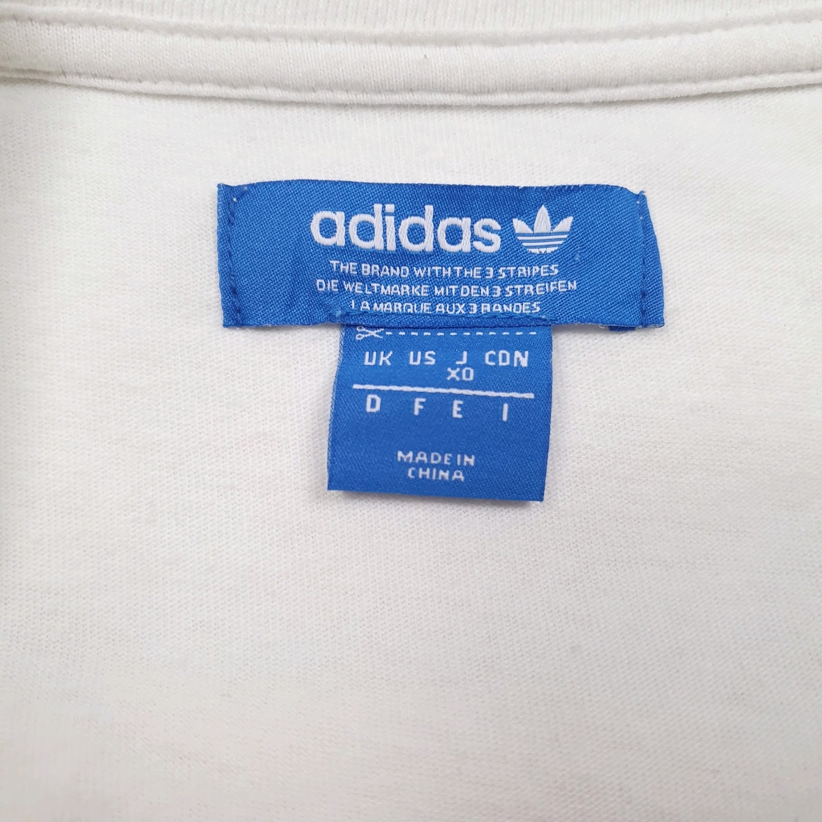 Mens White Adidas   T Shirt