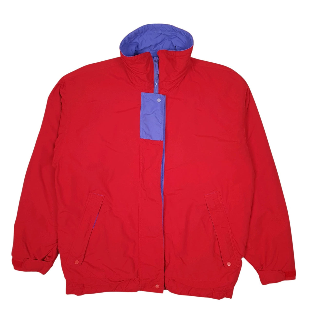 Womens Red Patagonia Vintage 90s Windbreaker  Coat