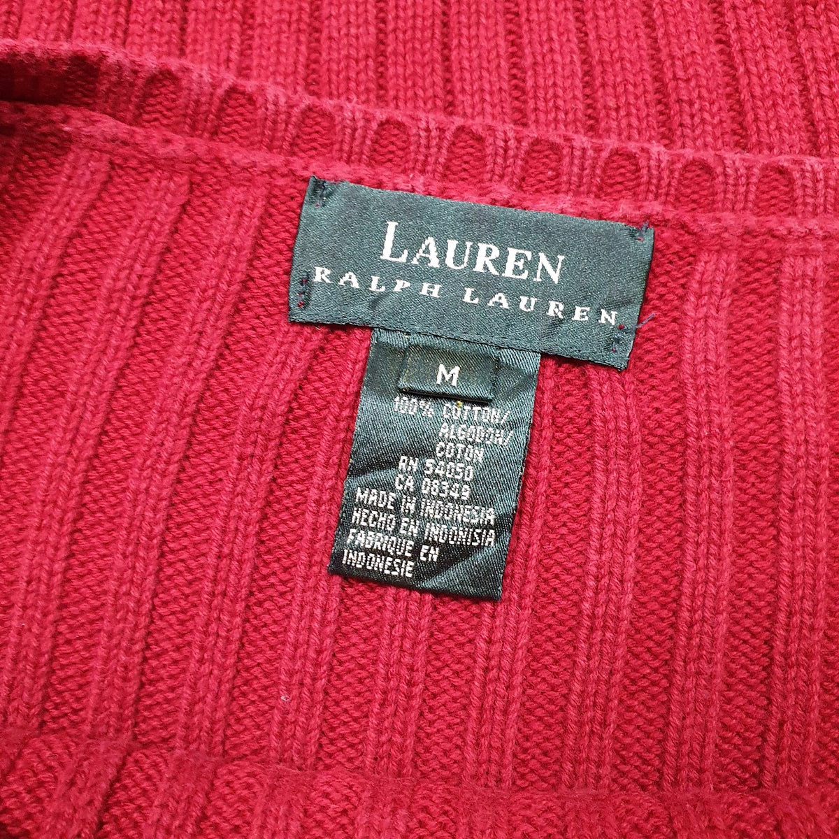 Womens Red Lauren Ralph Lauren Knit Crewneck Jumper