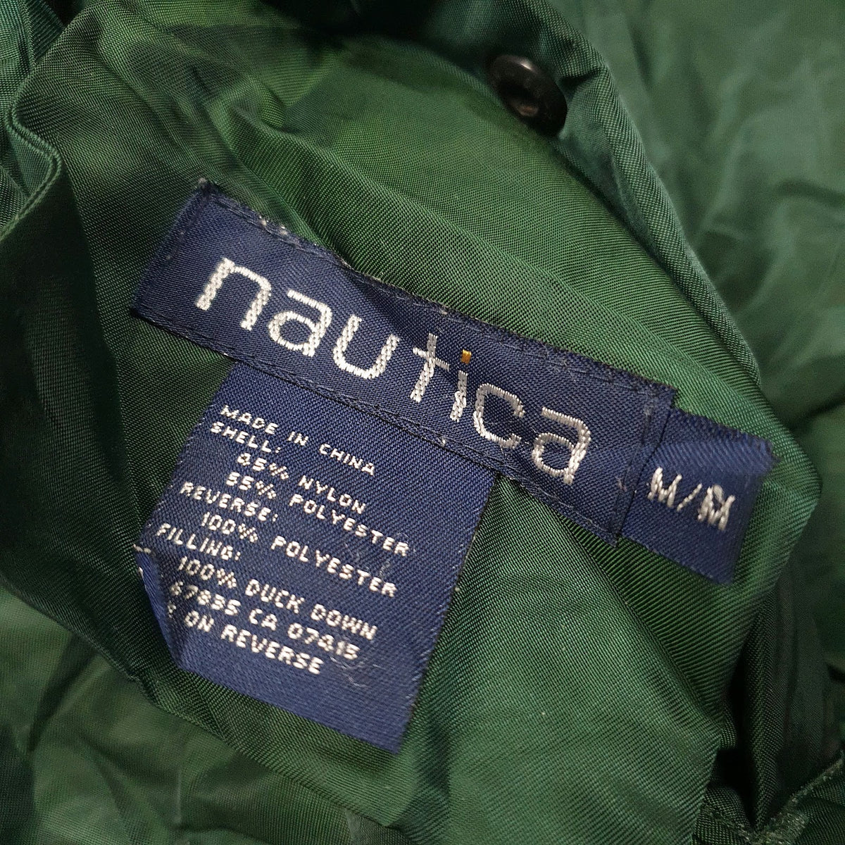 Mens Navy Nautica Vintage Reversable  Coat