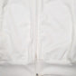 Womens White Puma Active Wear Full Zip Jumper