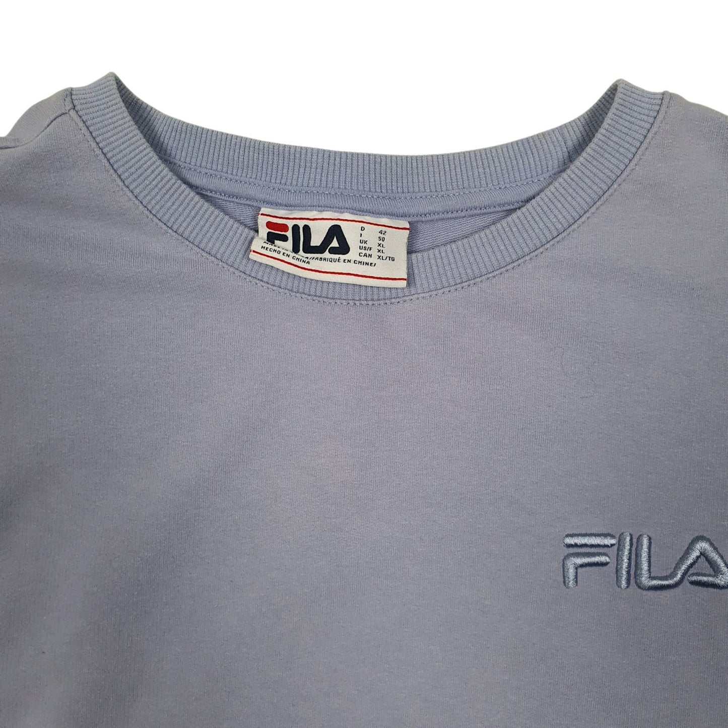 Womens Purple Fila  Crewneck Jumper