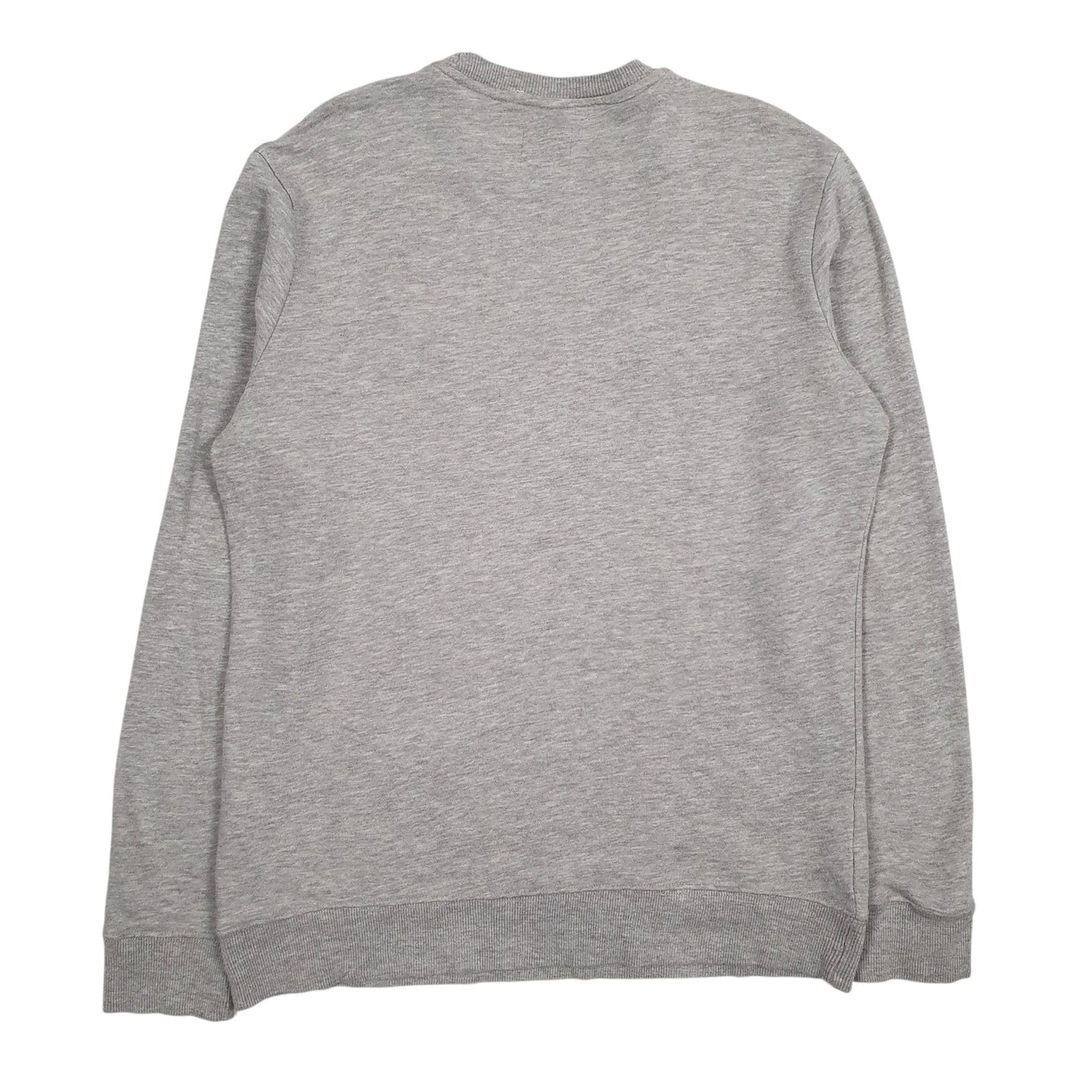 Mens Grey Champion Spellout Crewneck Jumper