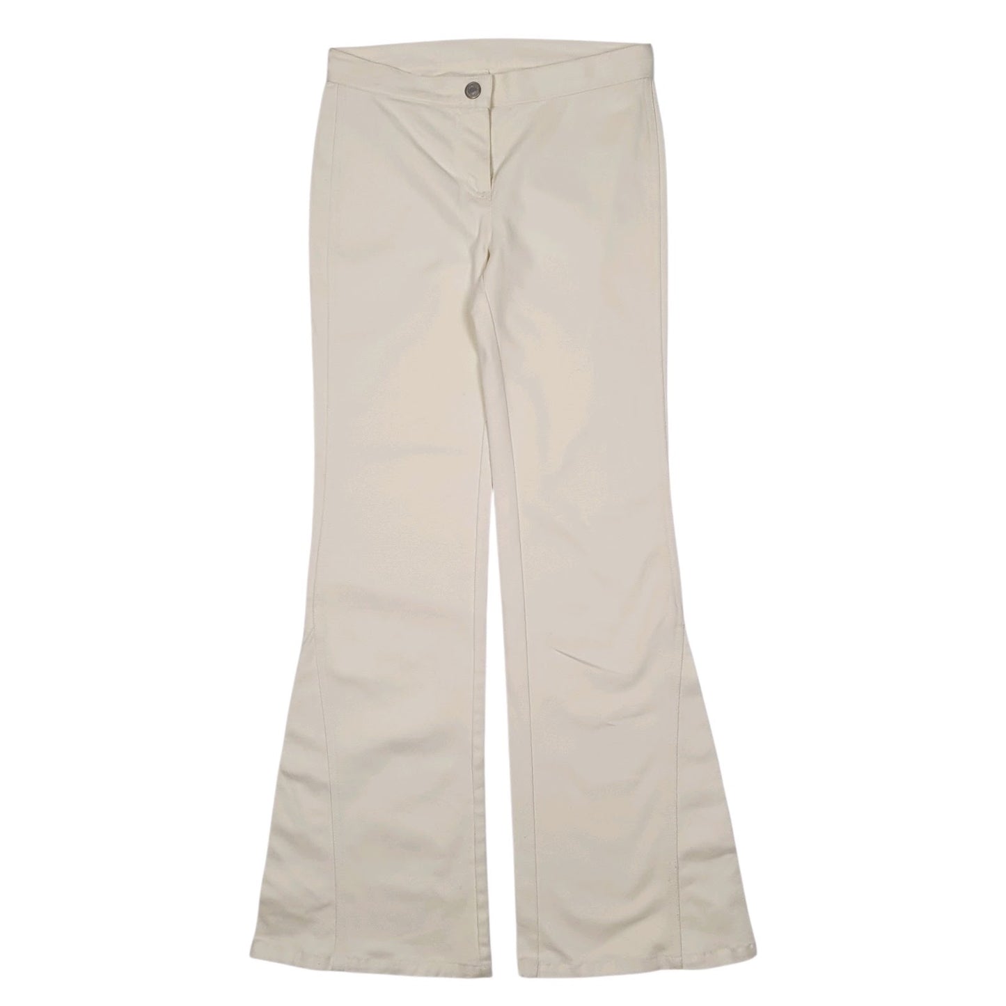 Womens Cream United Colours Of Benneton Low Rise Chino Trousers