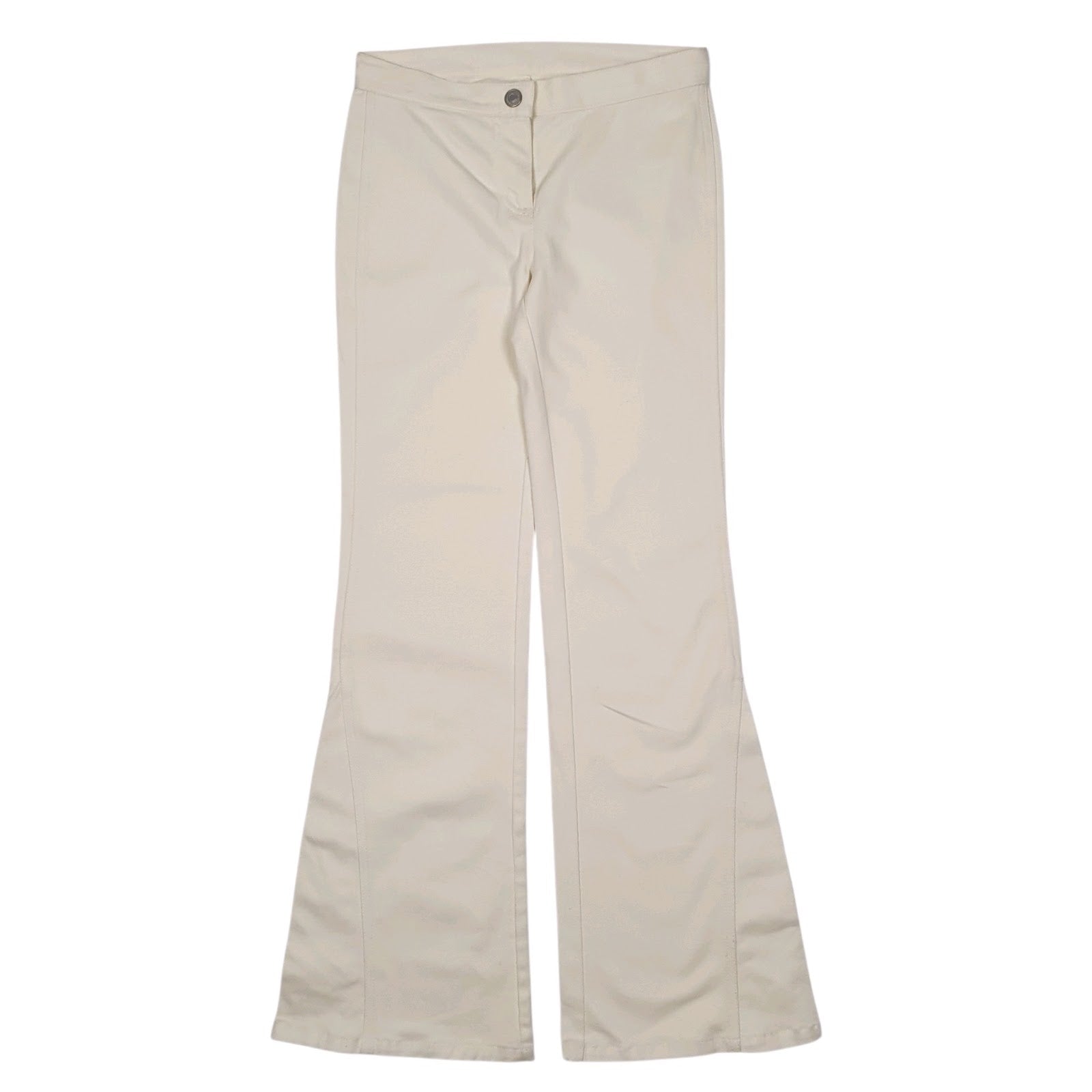 Womens Cream United Colours Of Benneton Low Rise Chino Trousers