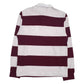 Mens White Charles River Rugby Crewneck Polo Shirt