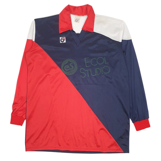 Mens Navy Gimer Sport Vintage Active Short Sleeve T Shirt