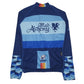 Mens Blue Verge Bike Jersey Full Zip Jumper