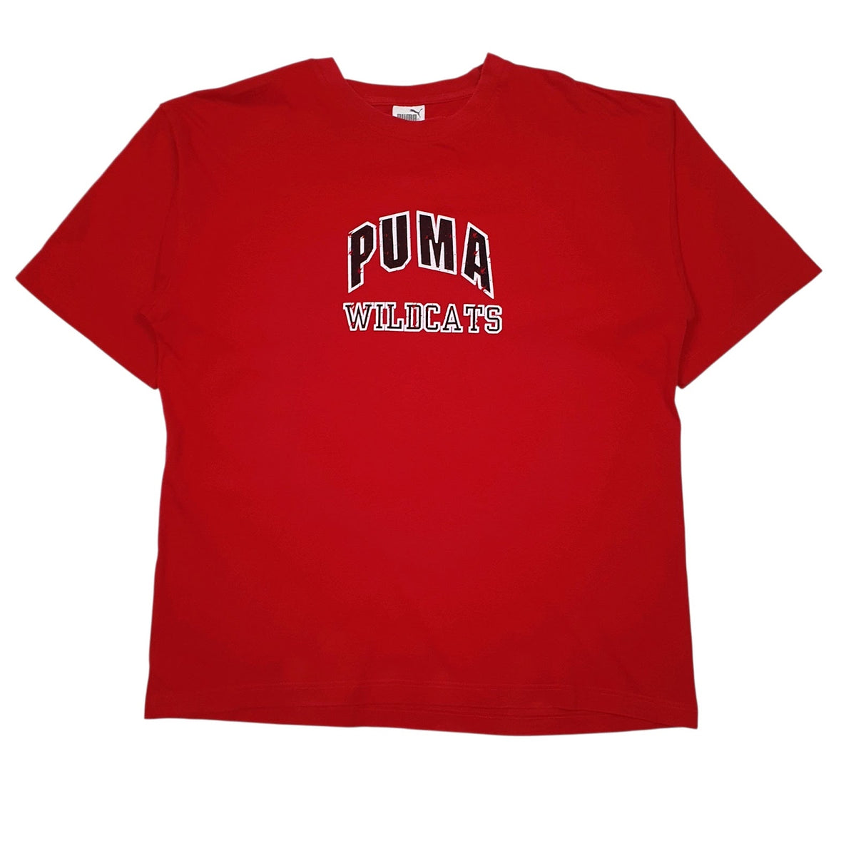 Mens Red Puma  Short Sleeve T Shirt