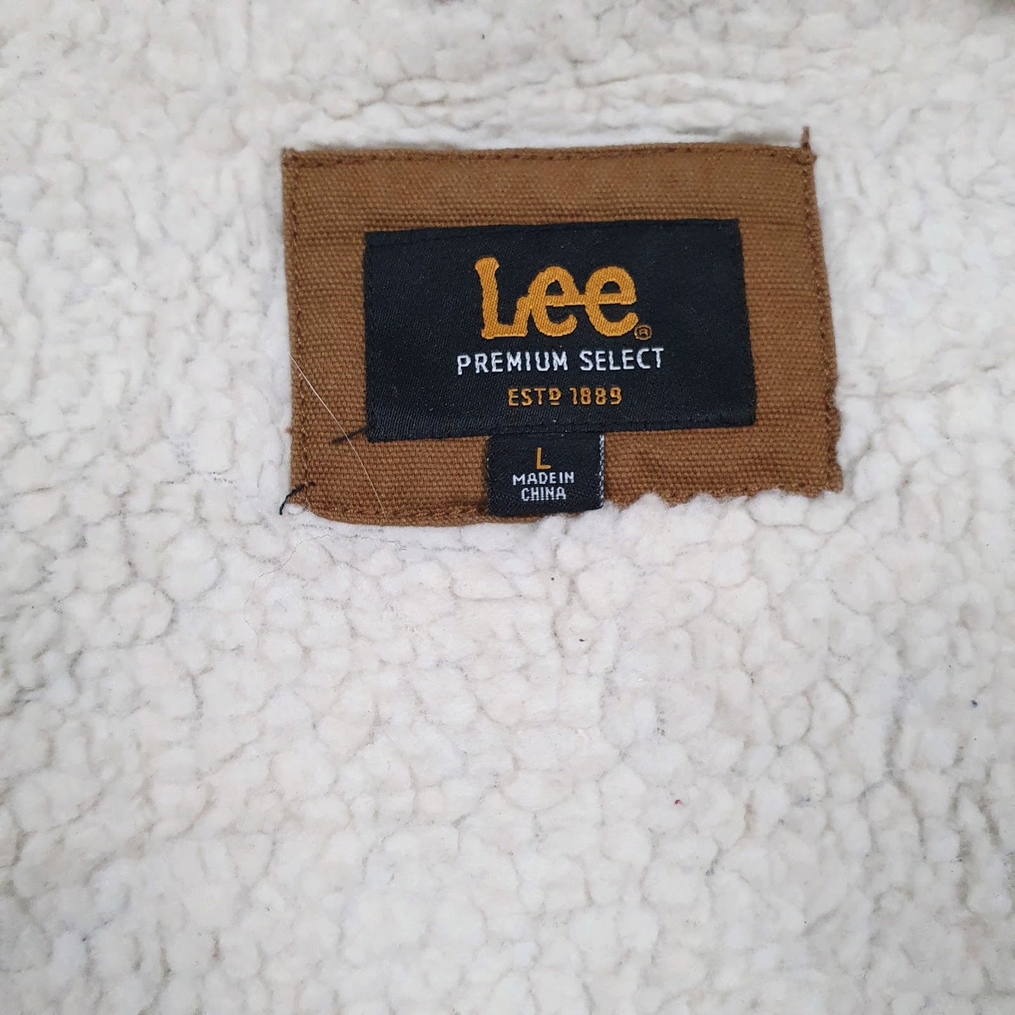 Mens Brown Lee Workwear Shepa Lined  Coat