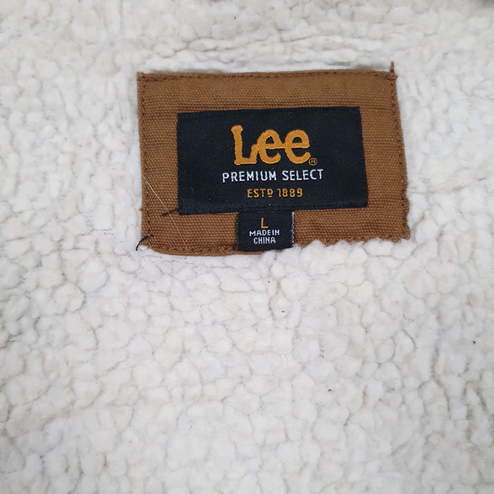Mens Brown Lee Workwear Shepa Lined  Coat