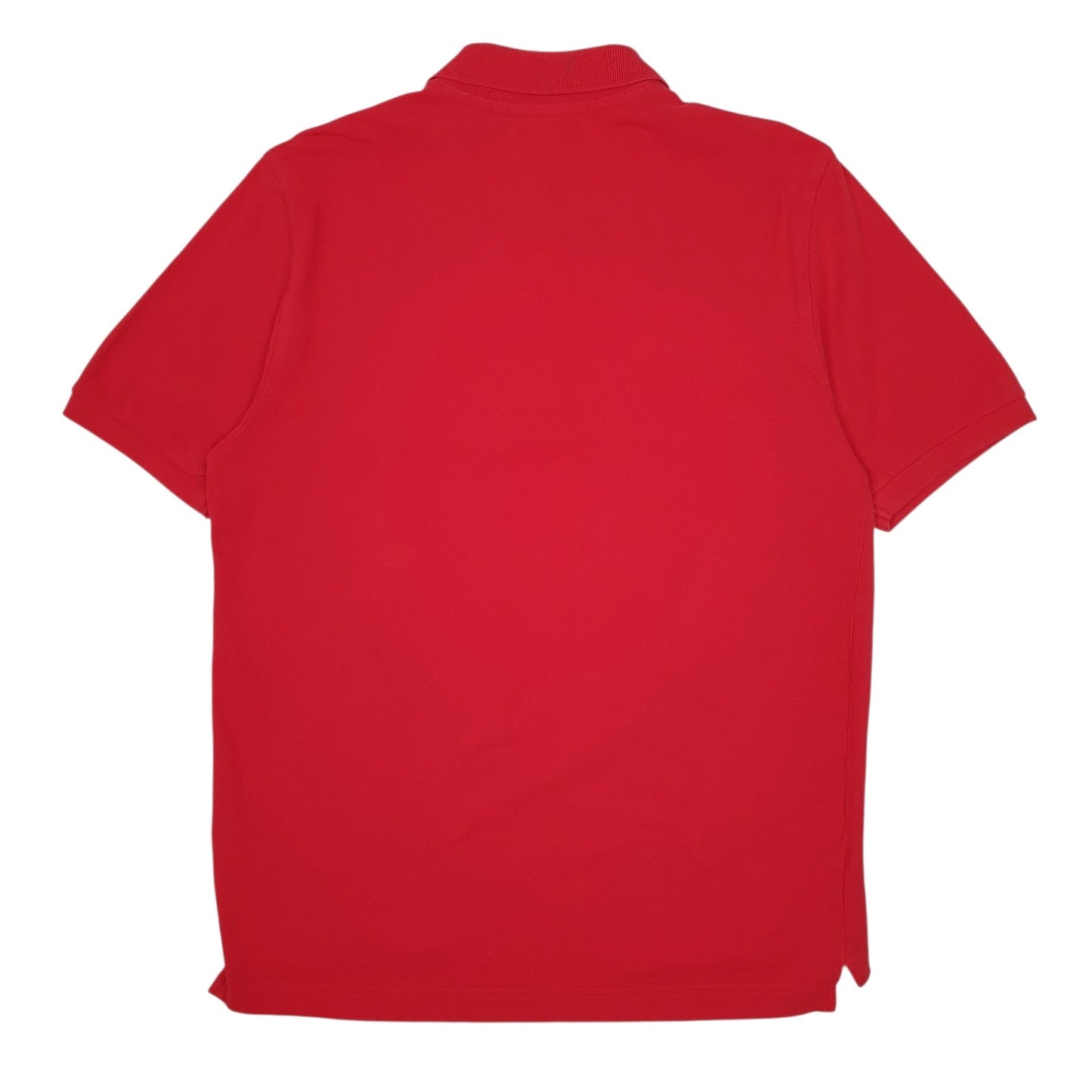 Mens Red Kappa  Hoodie Polo Shirt