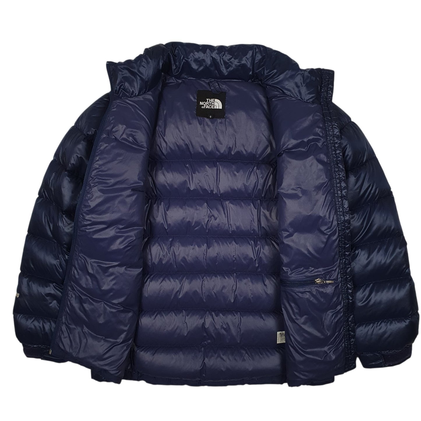 Mens Navy The North Face Nuptse  Coat