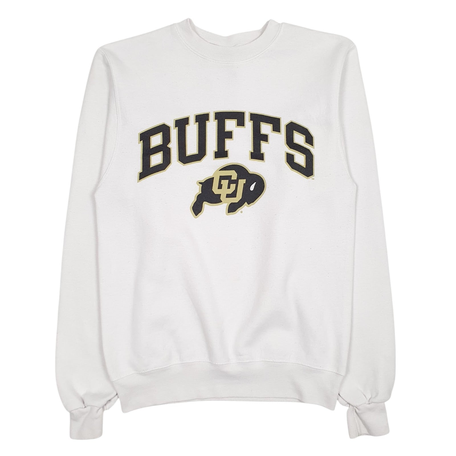 Mens White Champion Buffs Crewneck Jumper