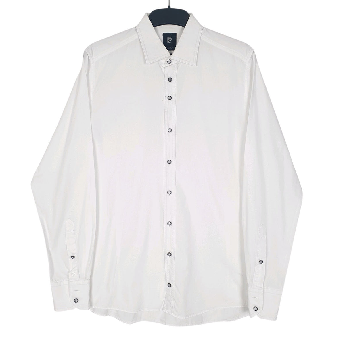 Mens White Pierre Cardin  Long Sleeve Shirt
