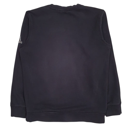 Mens Black Adidas  Crewneck Jumper