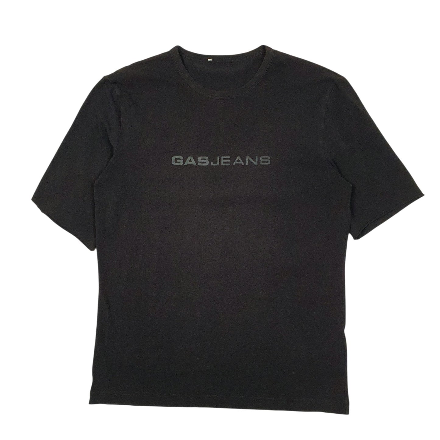 Mens Black Gas Jeans  Short Sleeve T Shirt