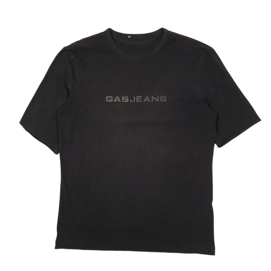 Mens Black Gas Jeans  Short Sleeve T Shirt
