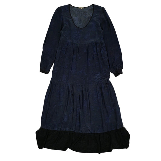 Womens Navy Dimension  Long Sleeve Dress
