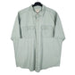 Mens Green L.L.Bean  Short Sleeve Shirt