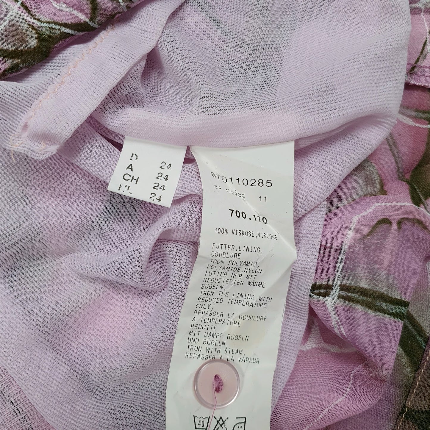 Womens Pink Creation Atelier Floral  Dress