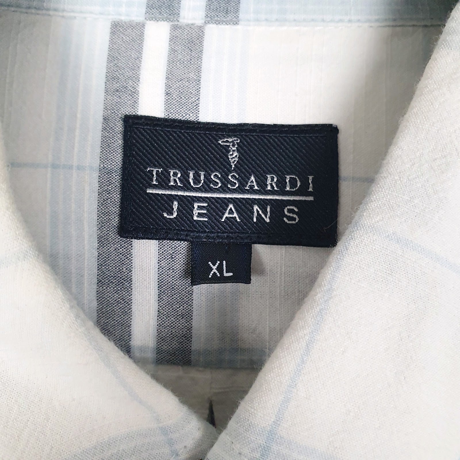 Mens White Trussardi   Shirt
