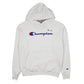 Mens White Champion  Hoodie Jumper