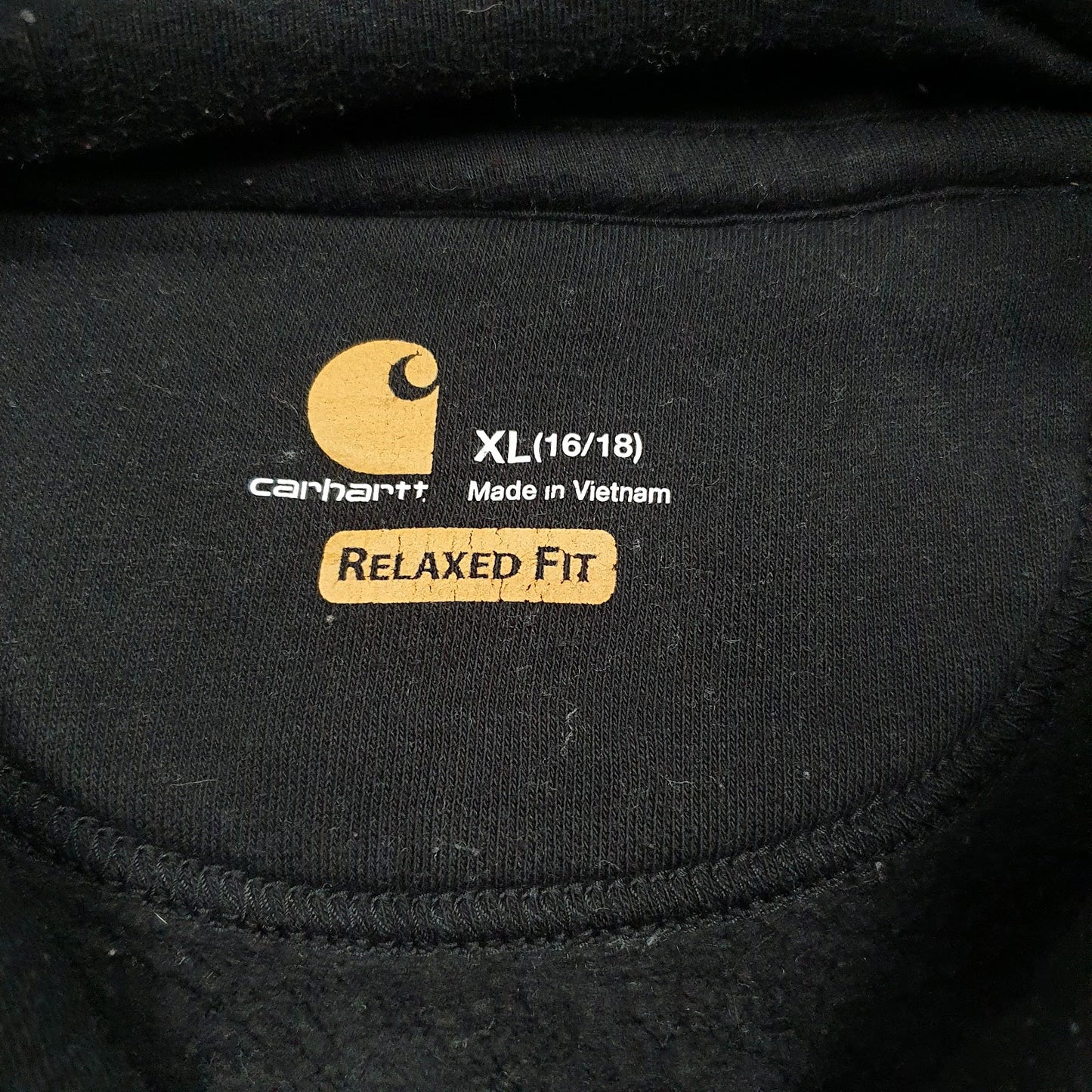 Womens Black Carhartt  Hoodie Jumper