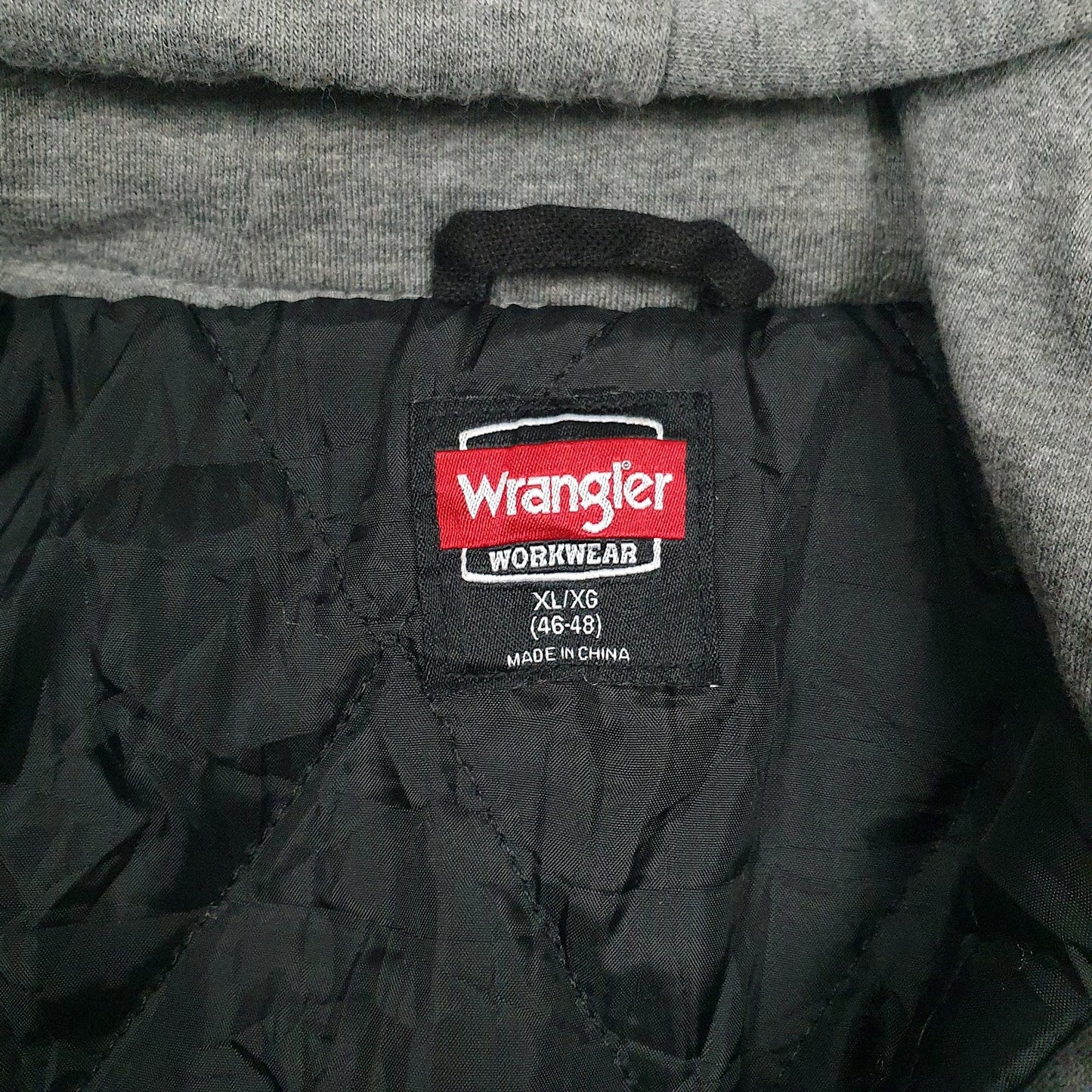 Mens Black Wrangler Padded  Coat