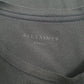 Mens Grey All Saints   T Shirt